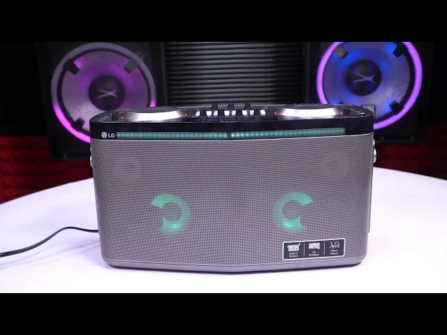 lg xboom rk8 dj boombox - the party machine